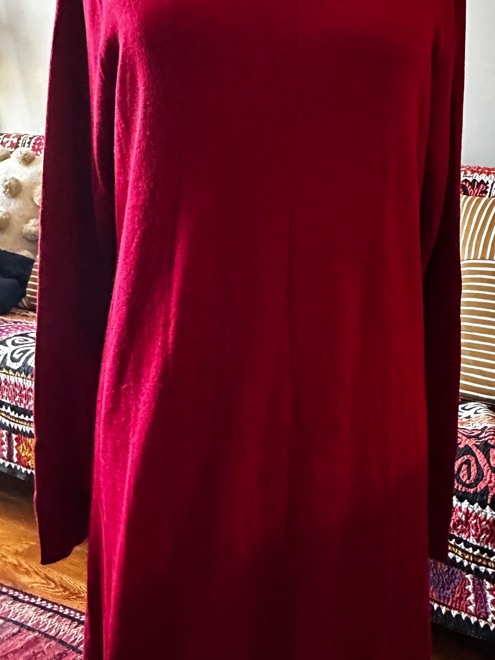 Apt. 9 Women's Burgundy Crewneck Dress